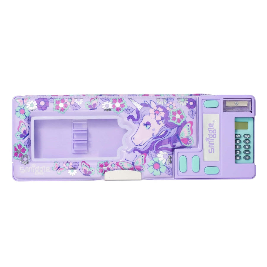 Smiggle - Hi There Calculator Pop Out Automatic Pencil Case