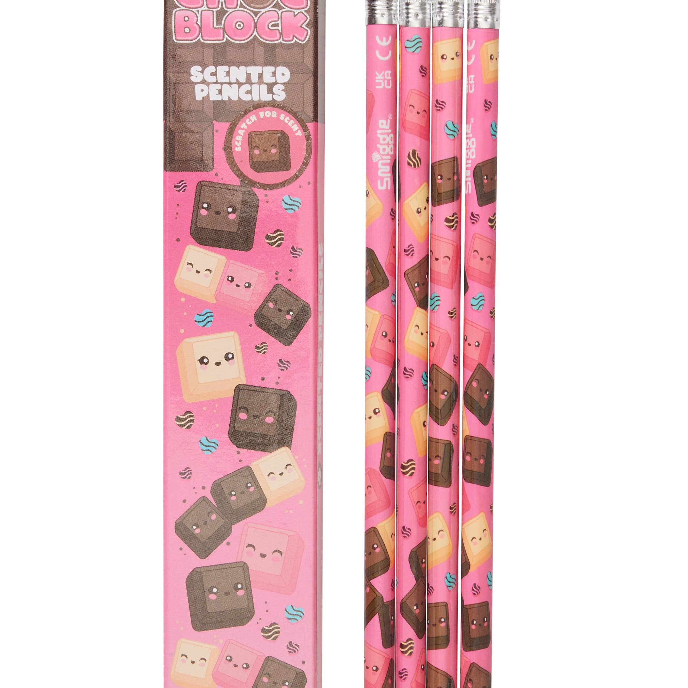 Smiggle - Scented 4-piece Pencil Set