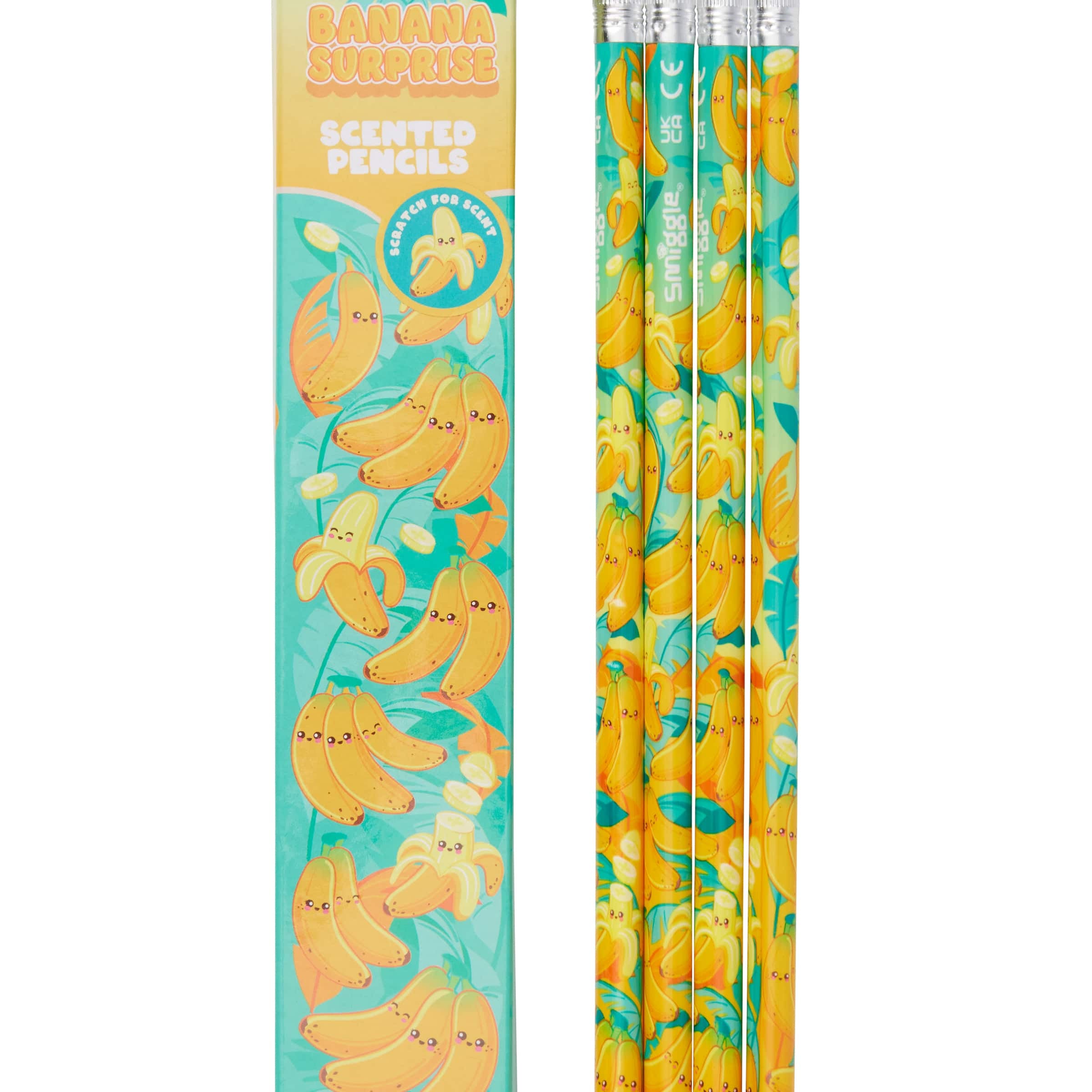 Smiggle - Scented 4-piece Pencil Set