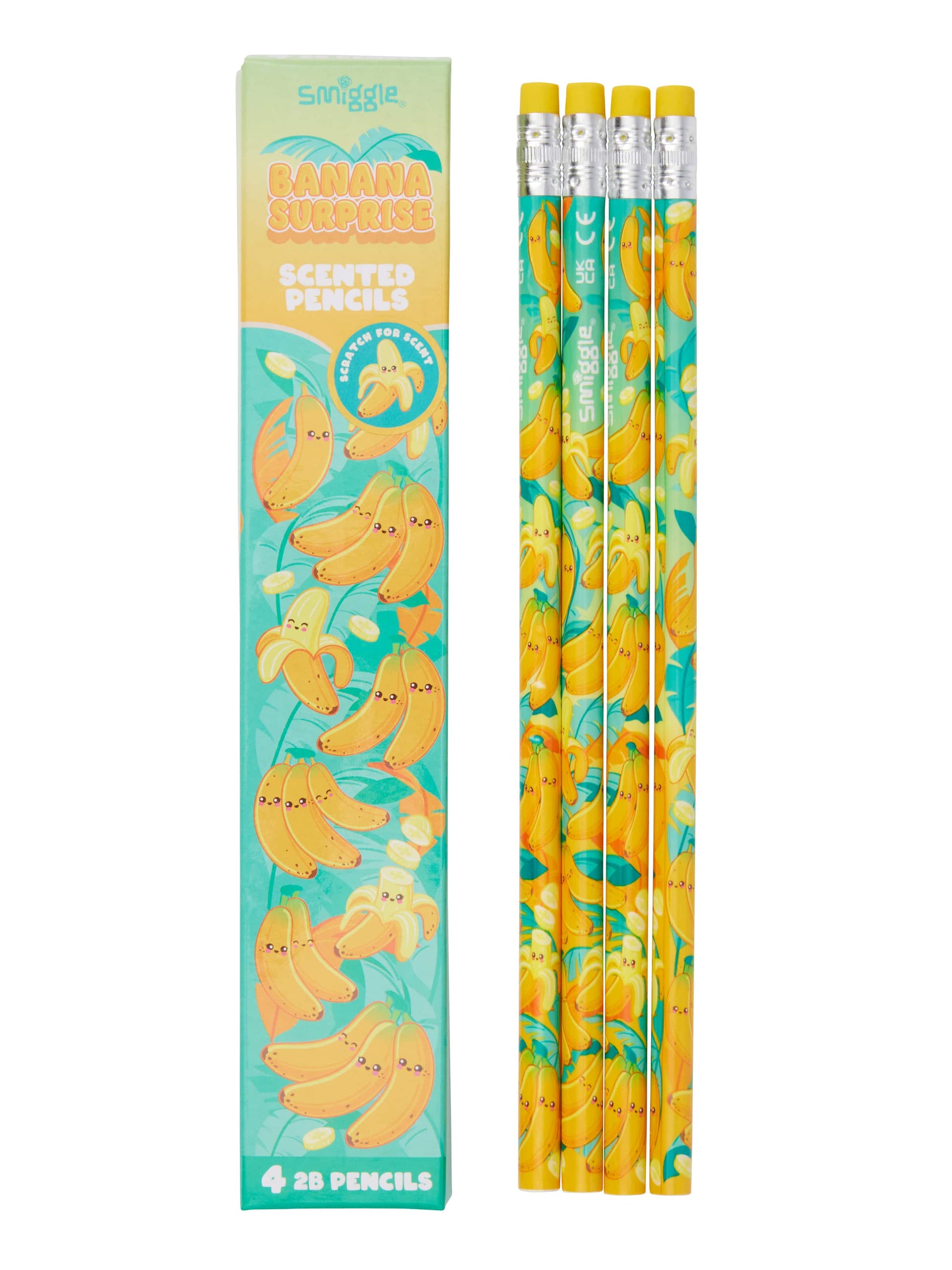 Smiggle - Scented 4-piece Pencil Set