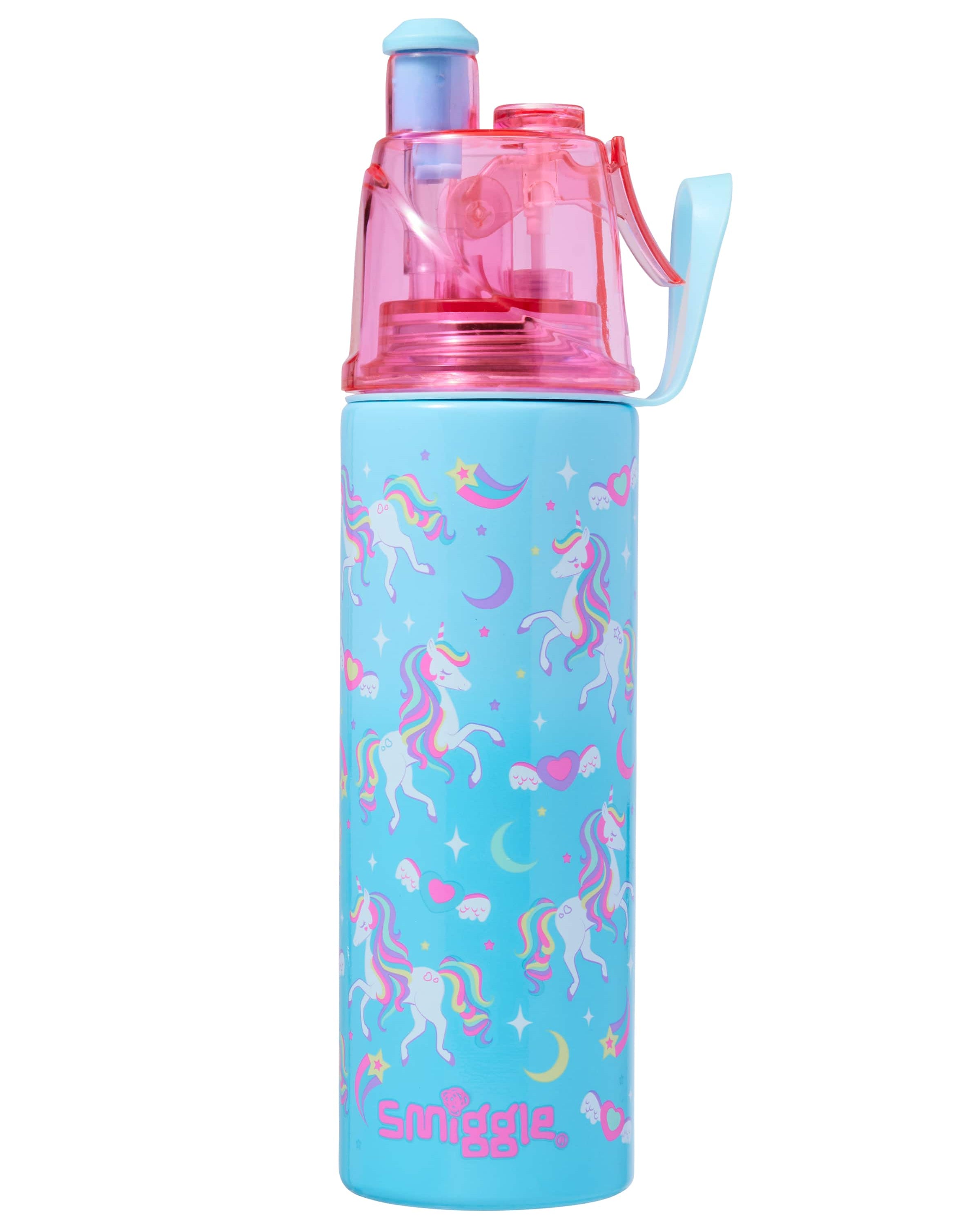 Smiggle - Livin Water Spray 500ML Steel Bottle