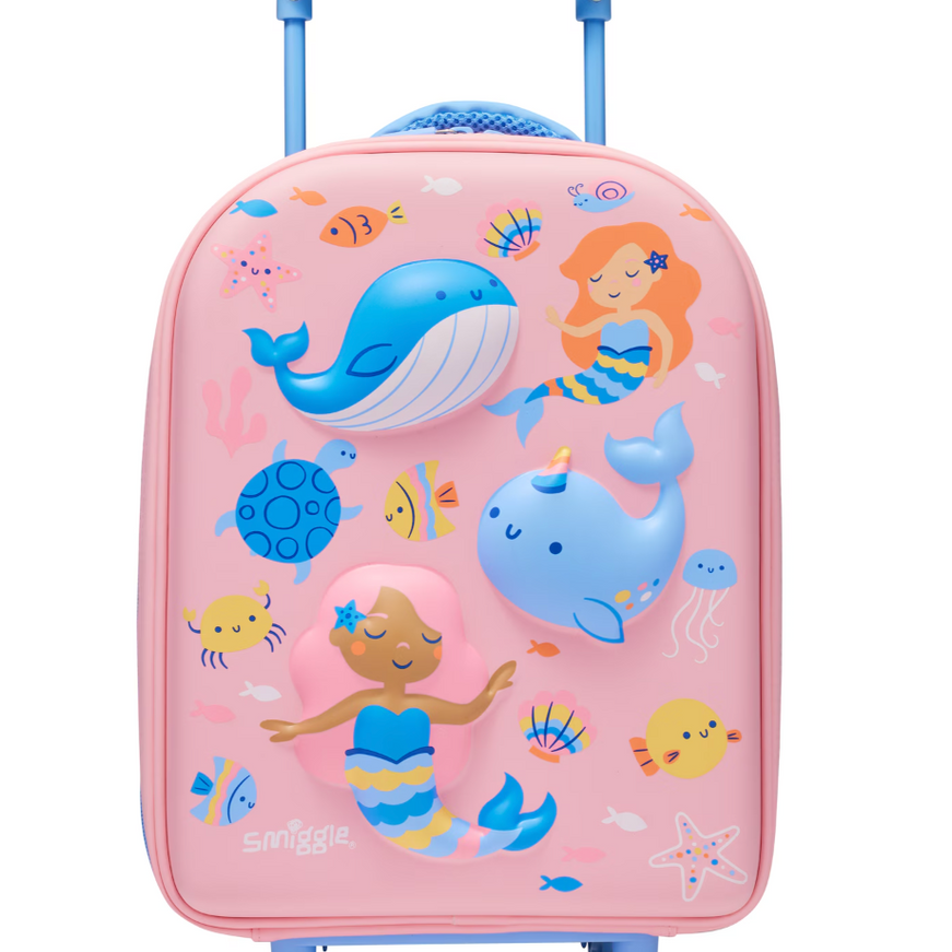 Smiggle - Over and Under Preschool and Nursery Trolley Suitcase