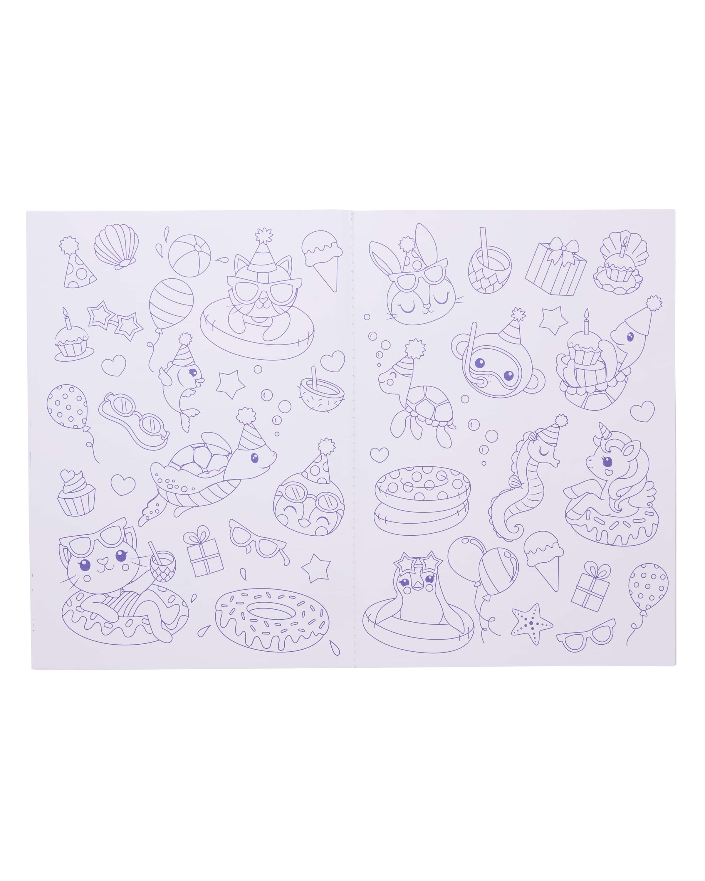 Smiggle - My Coloring Book with Friends at the Party