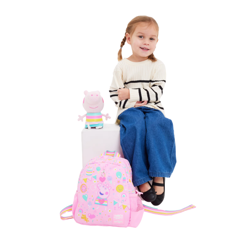 Smiggle - Peppa Pig Removable Toy Nursery School Backpack