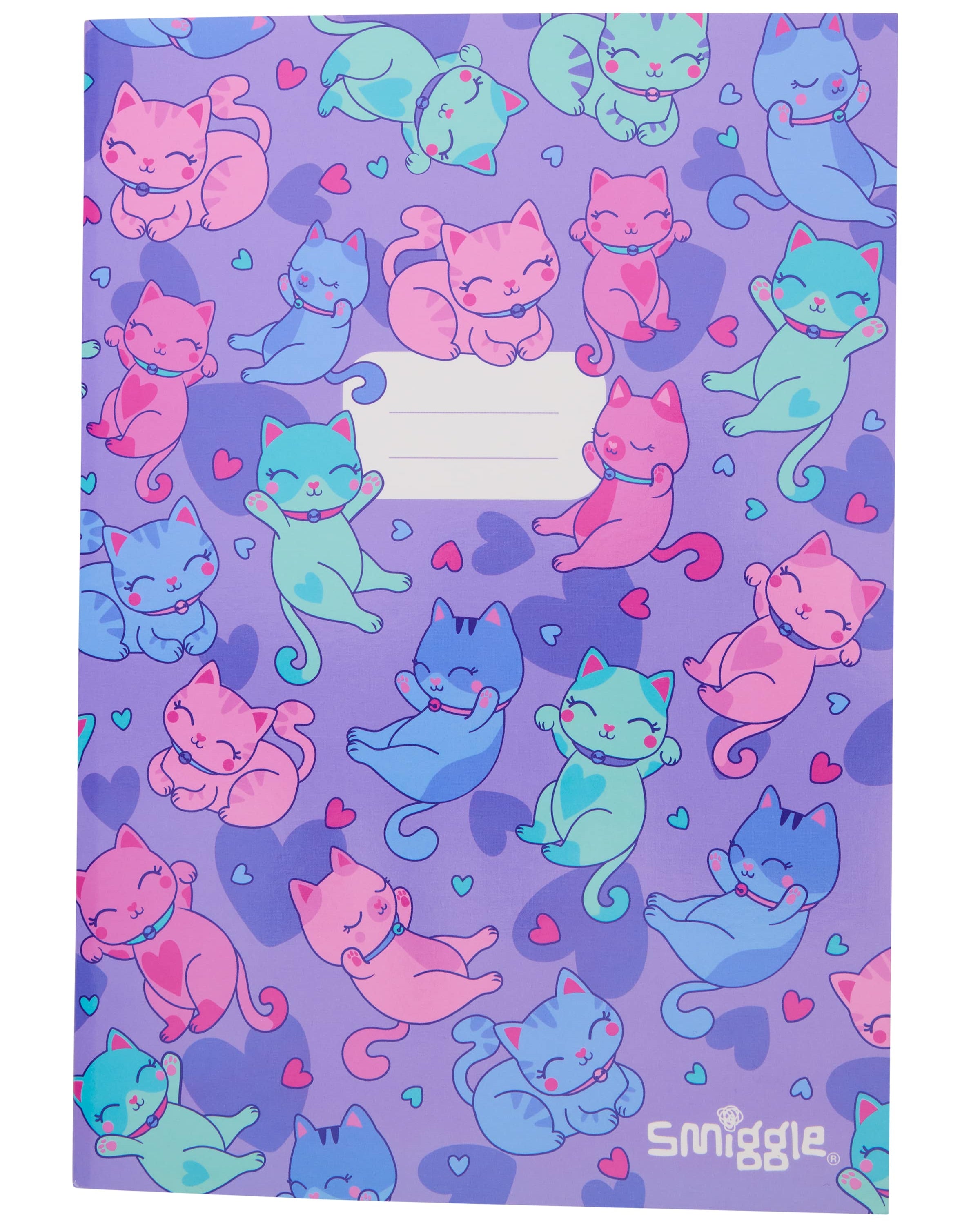 Smiggle - Playful A5 Lined Exercise Notebook