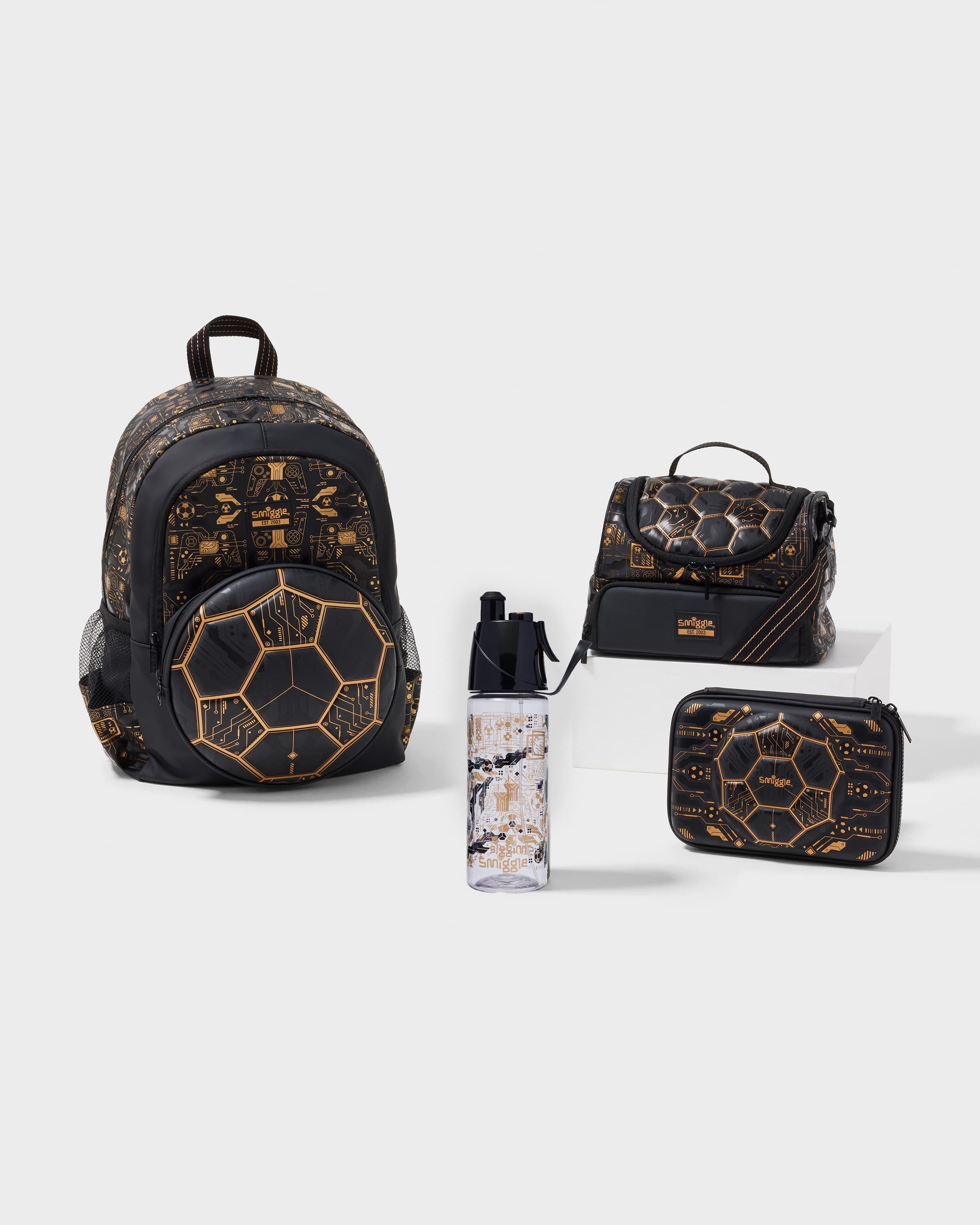 Smiggle - Işıltılı 4 Parçalı Okul Çantası Seti