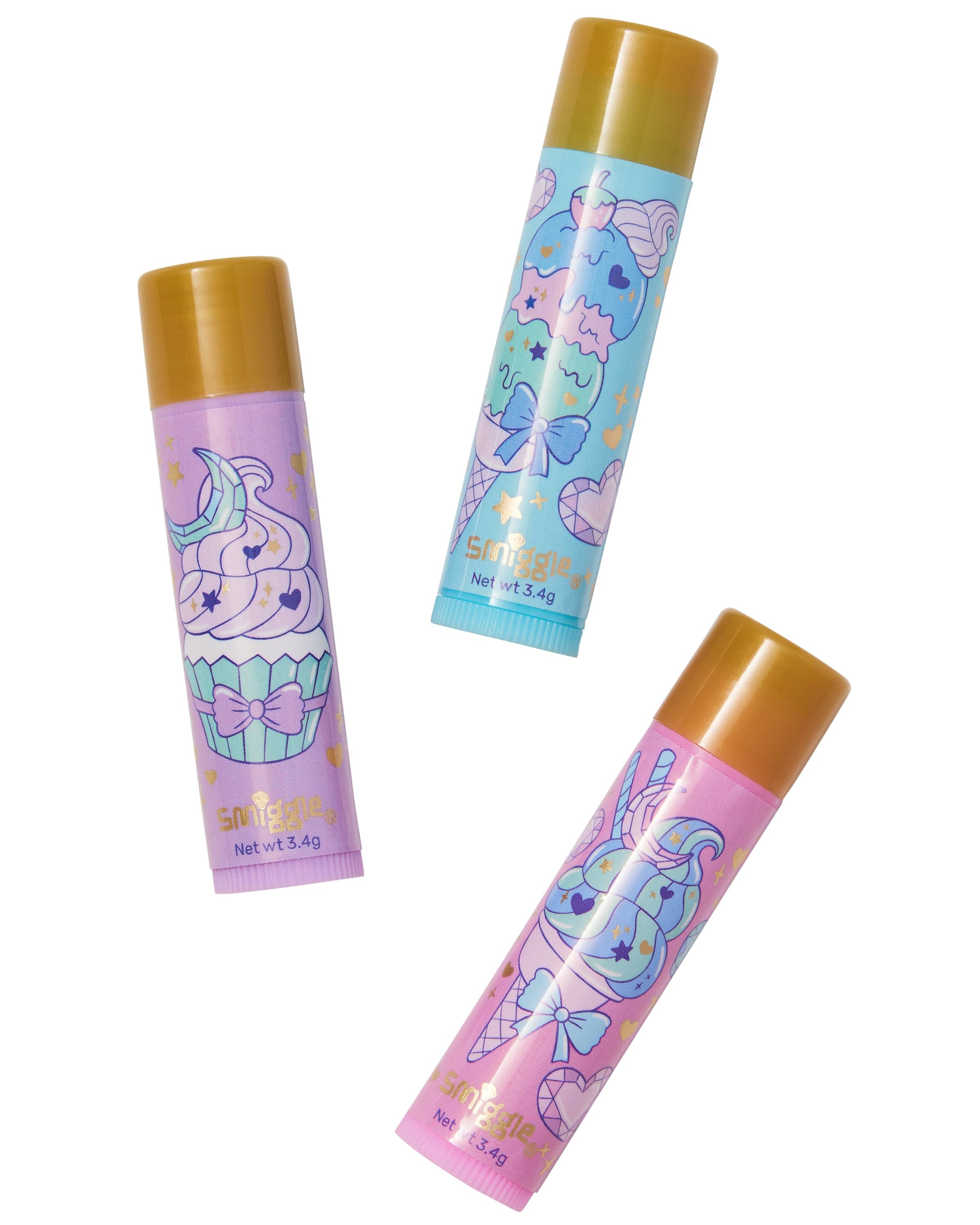 Smiggle - Radiant Children's Lip Care and Gloss Set