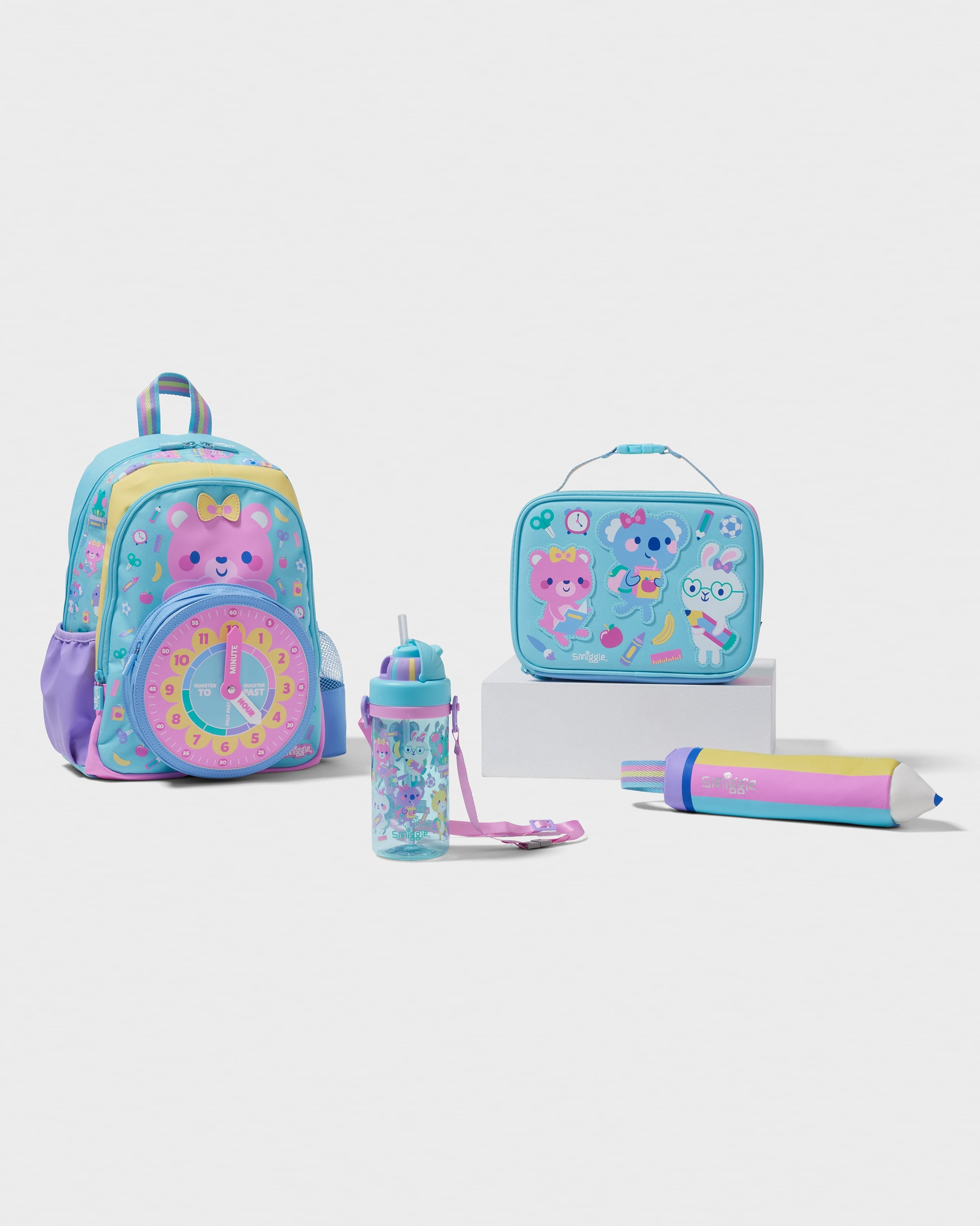 Smiggle - Hazır 4 Parçalı Anaokulu ve Kreş Çanta Seti
