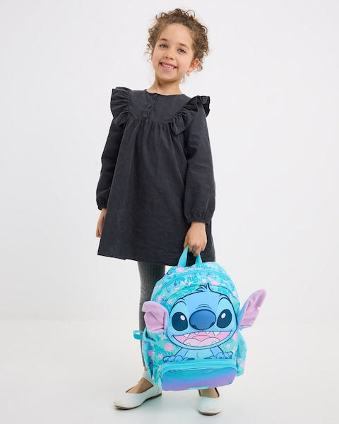 Smiggle - Stitch Junior Hooded Kindergarten Backpack