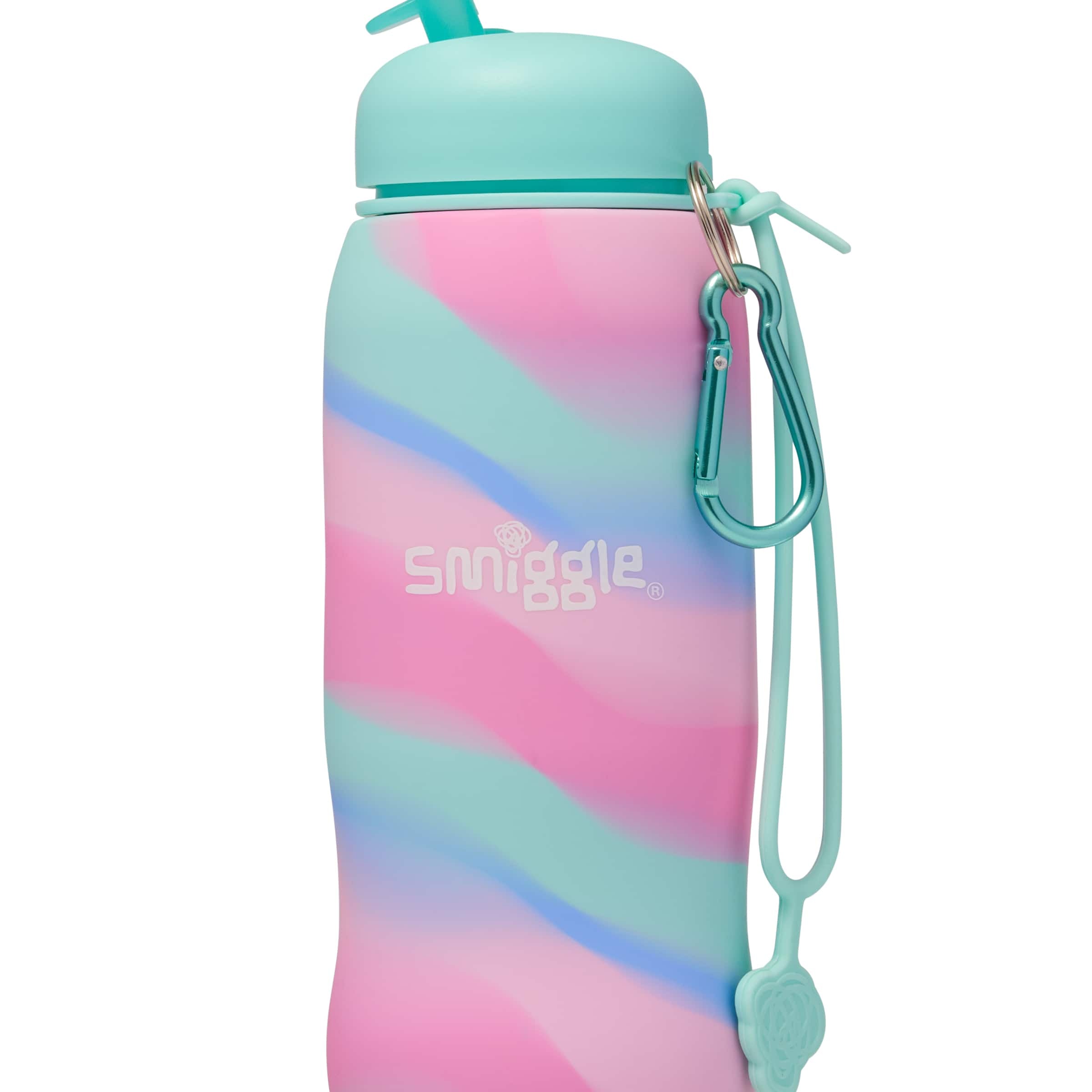 Smiggle - Surreal Foldable Silicone BPA-Free 630ML Water Bottle