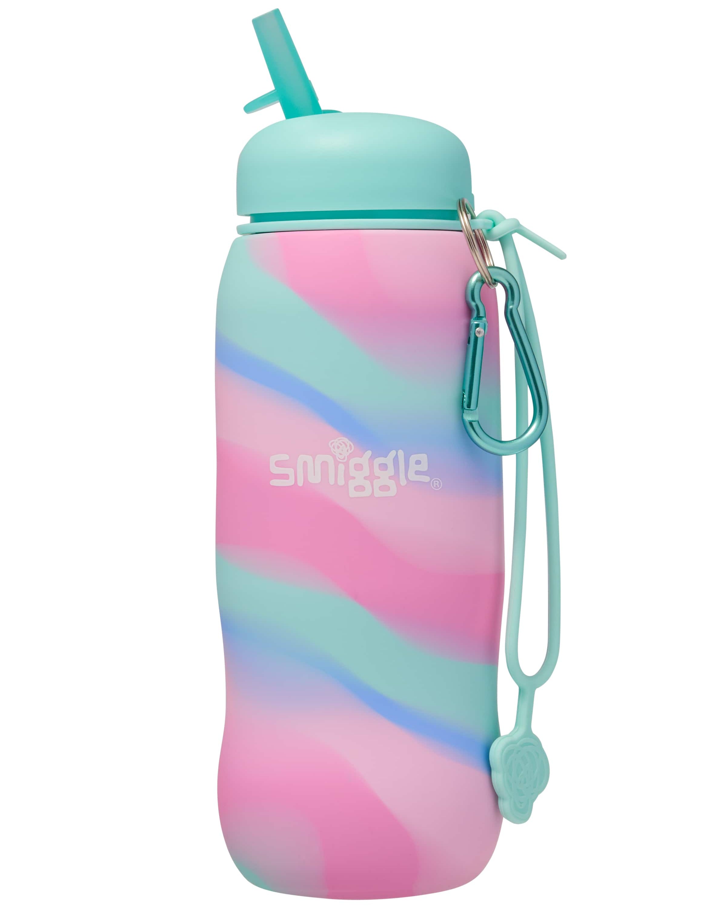 Smiggle - Surreal Foldable Silicone BPA-Free 630ML Water Bottle