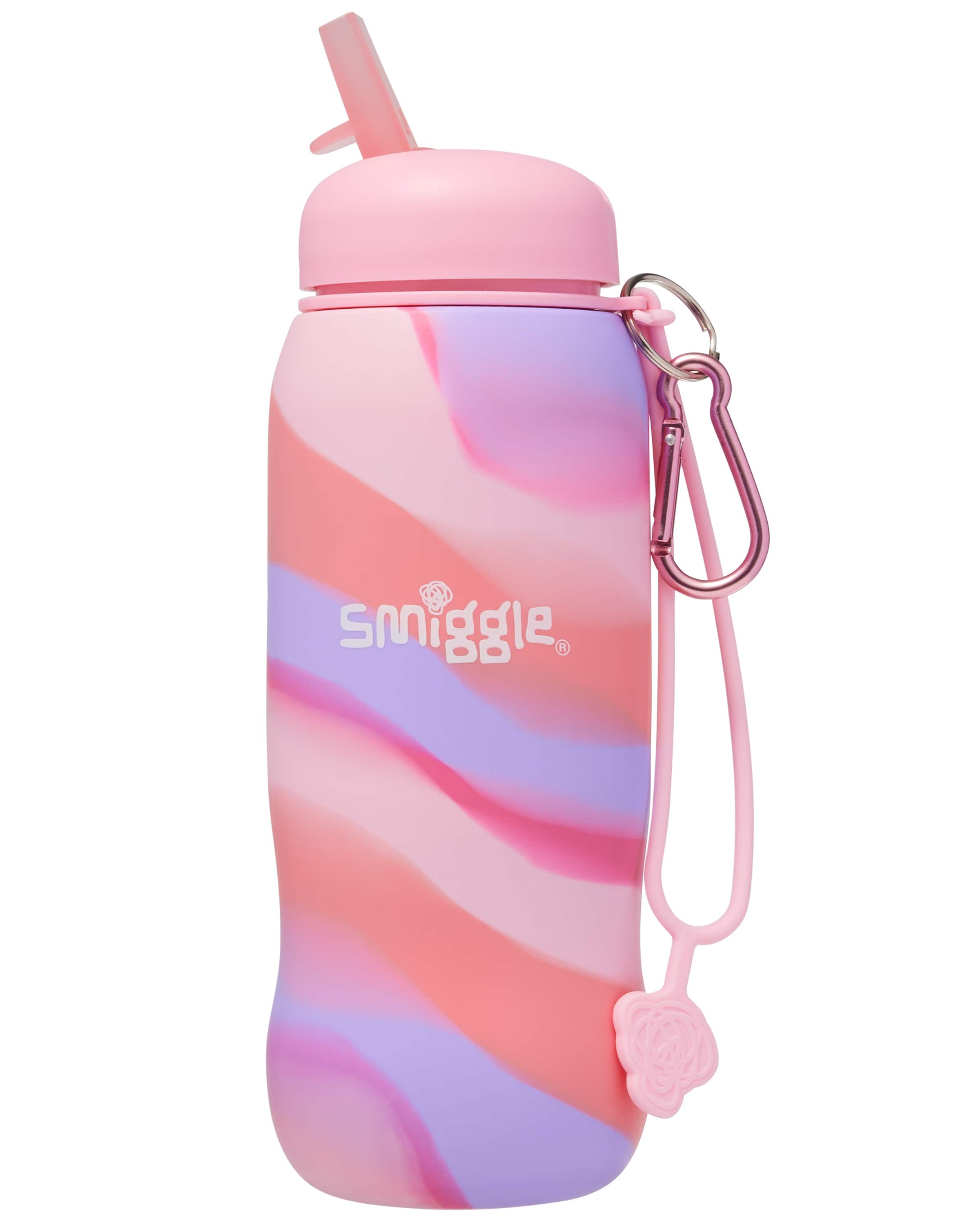 Smiggle - Surreal Foldable Silicone BPA-Free 630ML Water Bottle