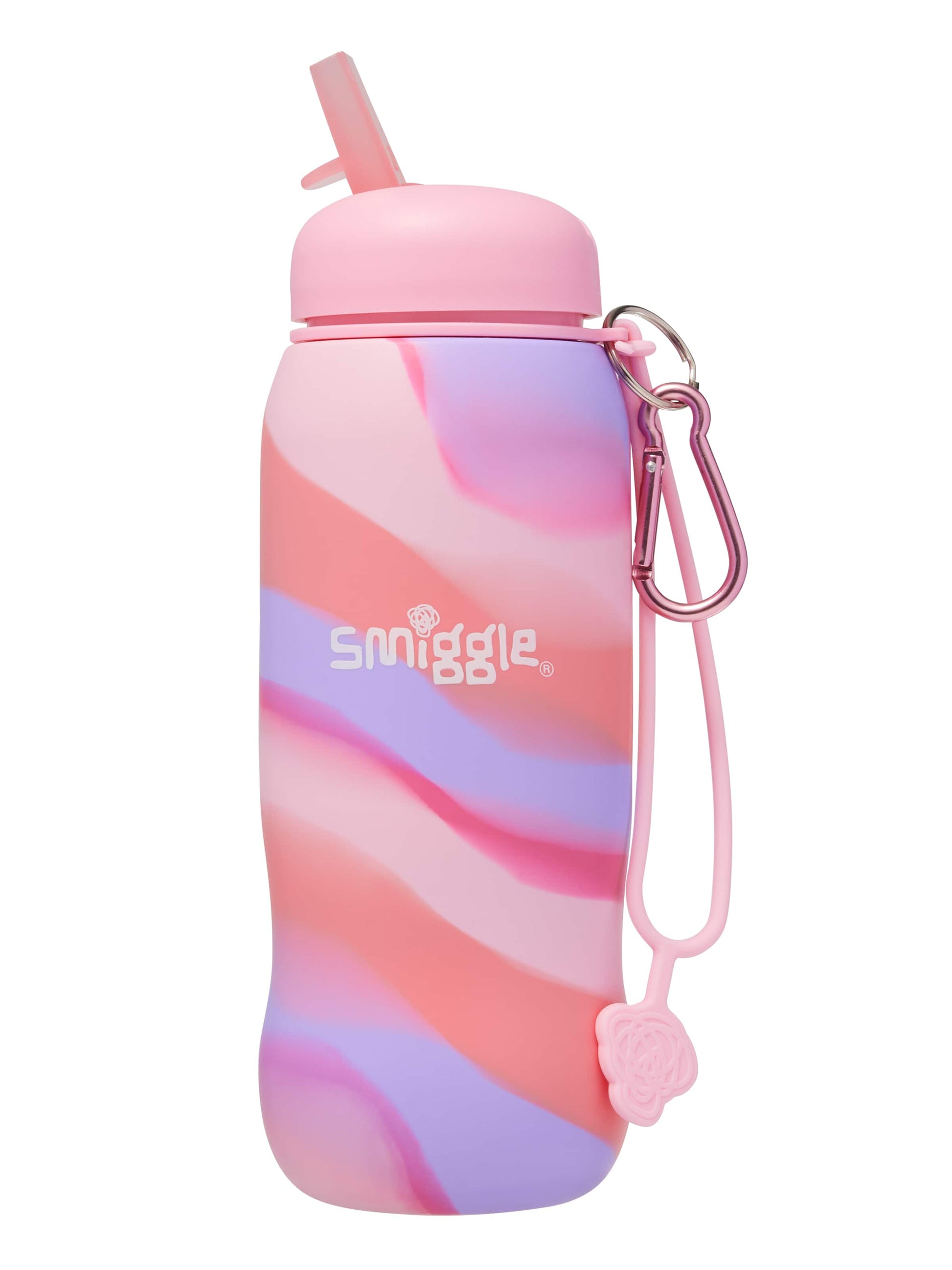 Smiggle - Surreal Foldable Silicone BPA-Free 630ML Water Bottle
