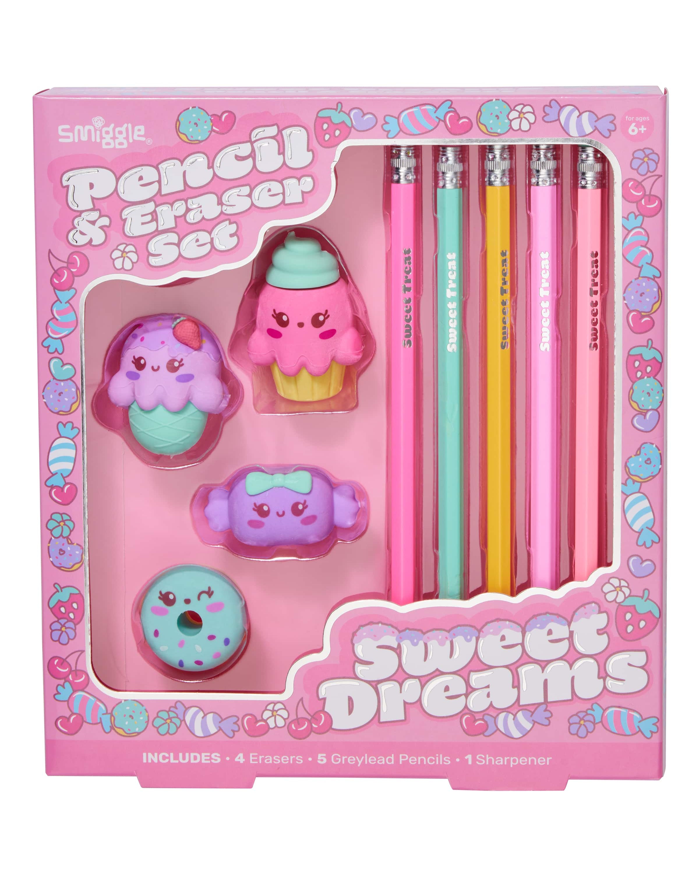 Smiggle - Vision Eraser Pencil Case Set