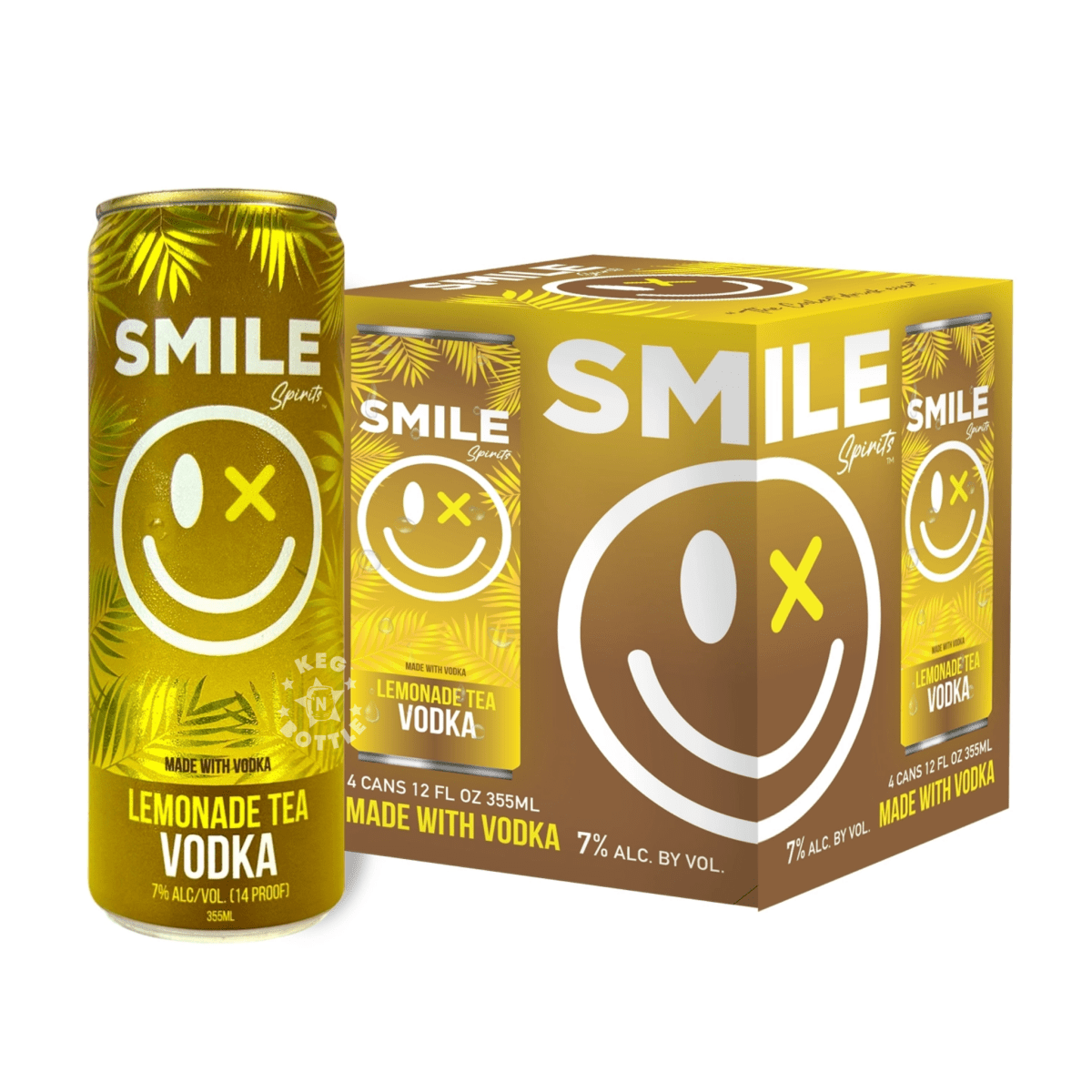 Smile Spirits Lemonade Tea Vodka (4 Pack)