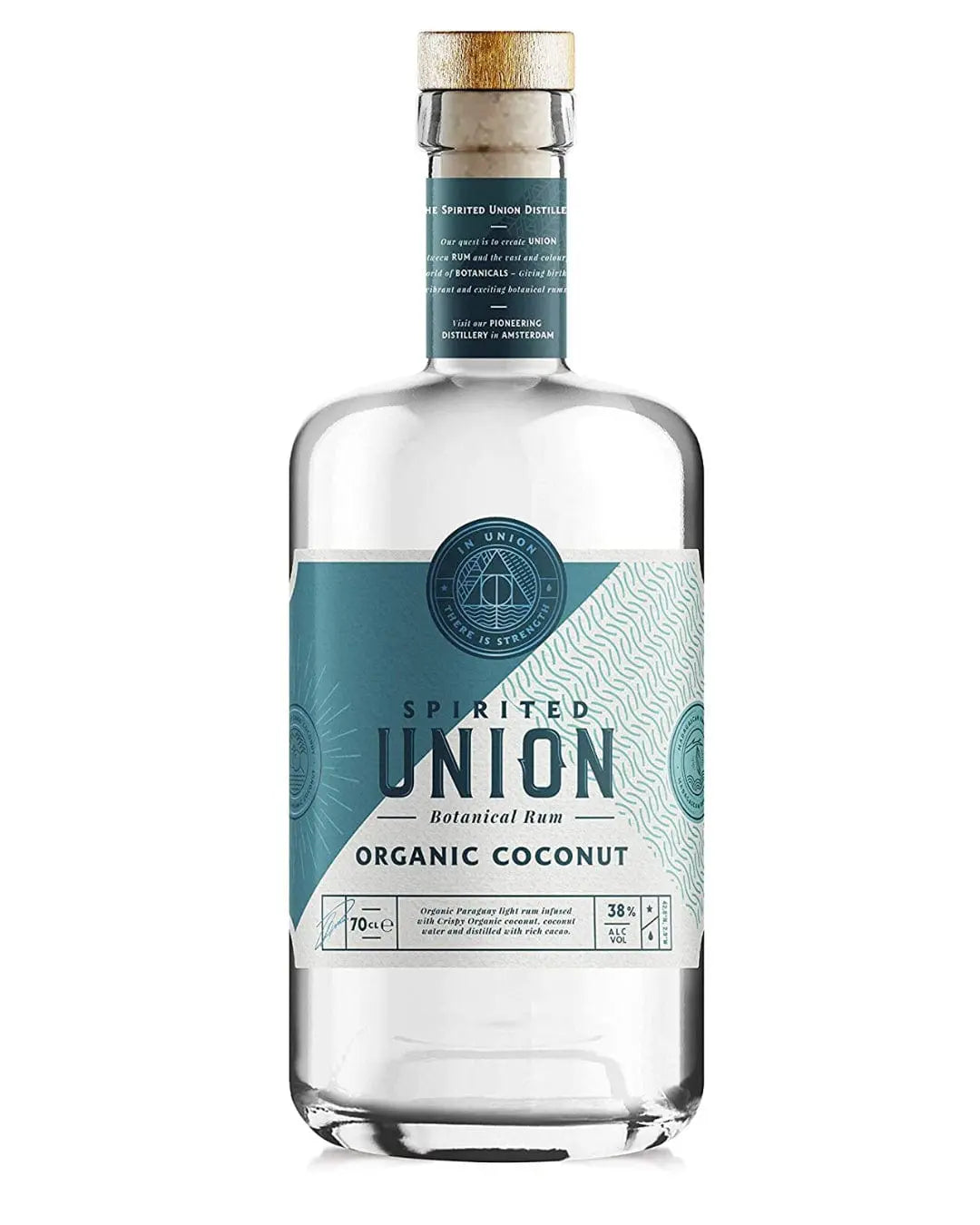 Spirited Union Organic Coconut Rum, 70 cl