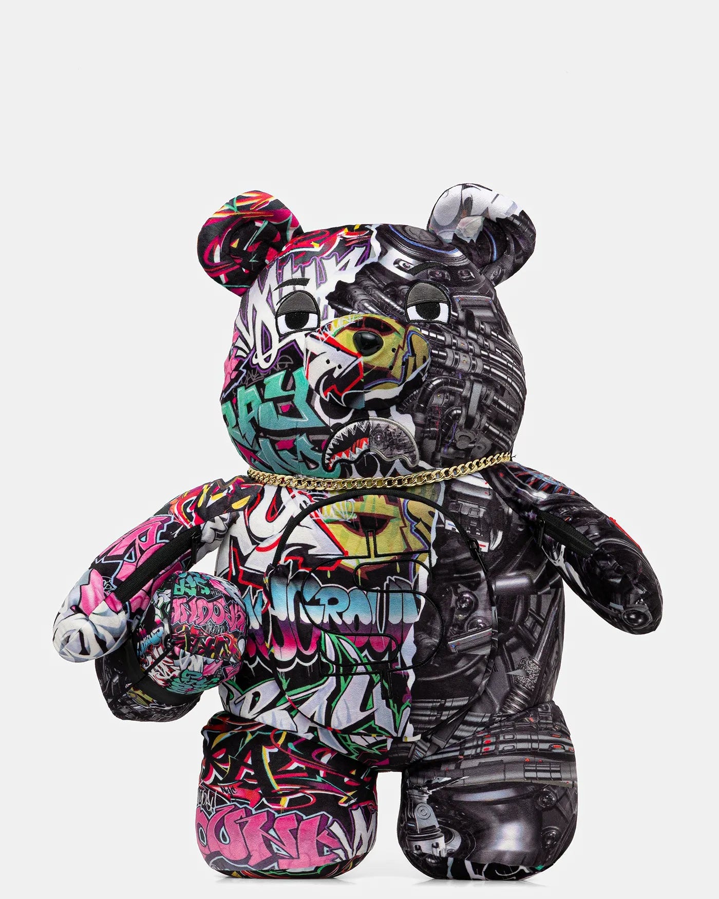 Sprayground - Split Cybershark Bear Teddy Backpack