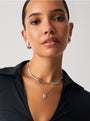 Star Ridge Birthstone Pendant Necklace - Crystal/April Necklaces Missoma 