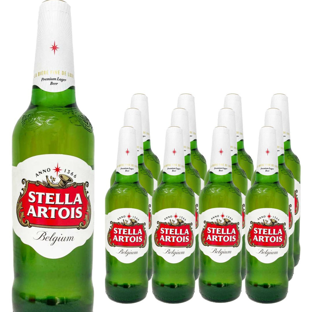 Stella Artois Premium Lager Beer, 12 x 330 ml