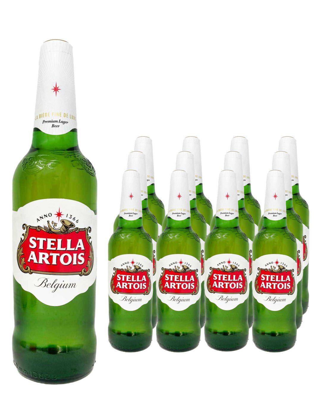 Stella Artois Premium Lager Beer, 12 x 330 ml