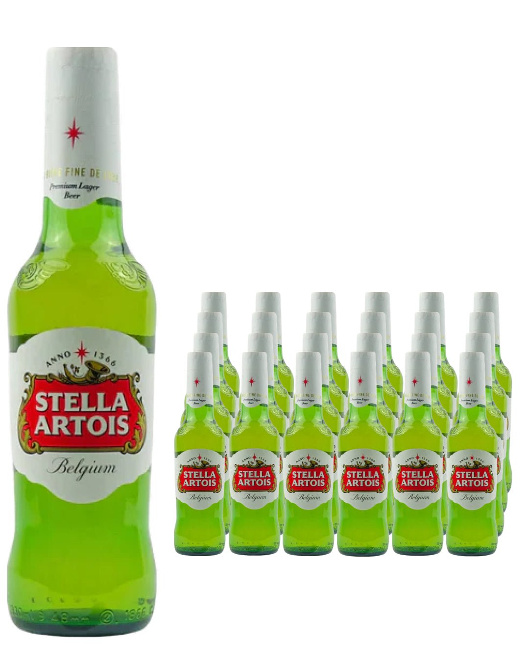 Stella Artois Premium Lager Beer, 24 x 330 ml