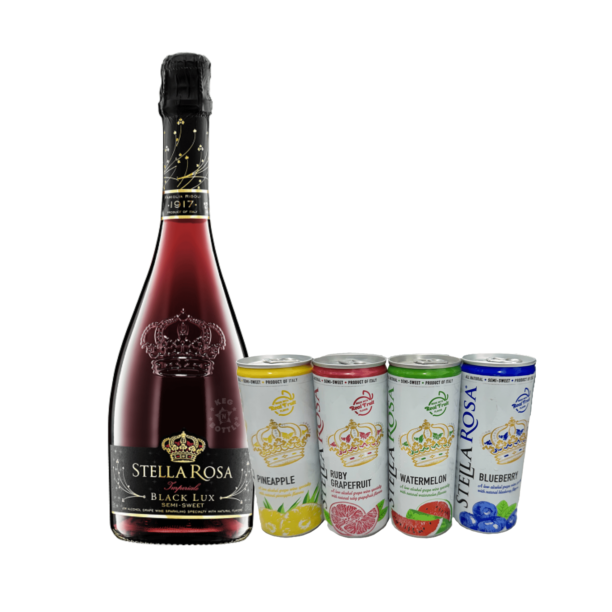 Stella Rosa Imperiale Black Lux & 4 Pack Stella Rosa Tropical Splash Combo Pack