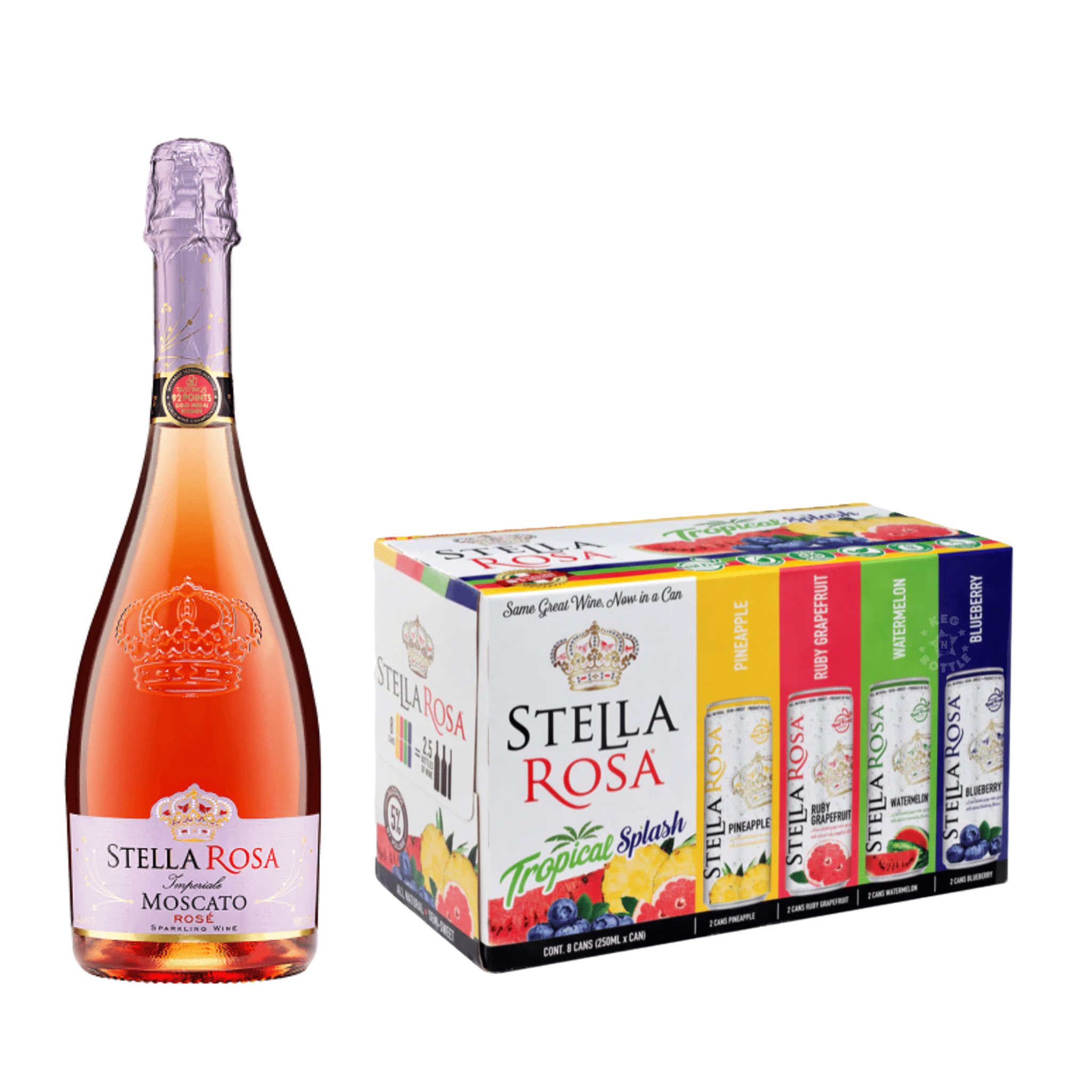 Stella Rosa Moscato Rose & Tropical Splash Combo Pack