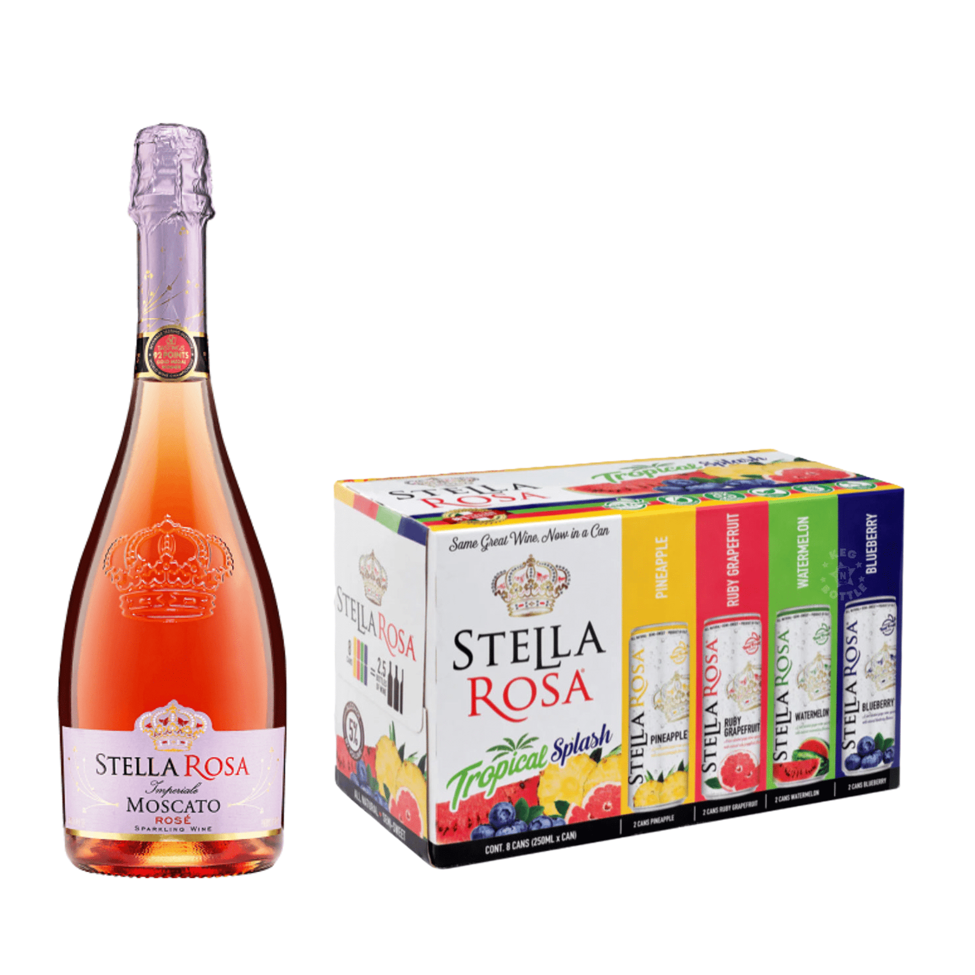 Stella Rosa Moscato Rose & Tropical Splash Combo Pack