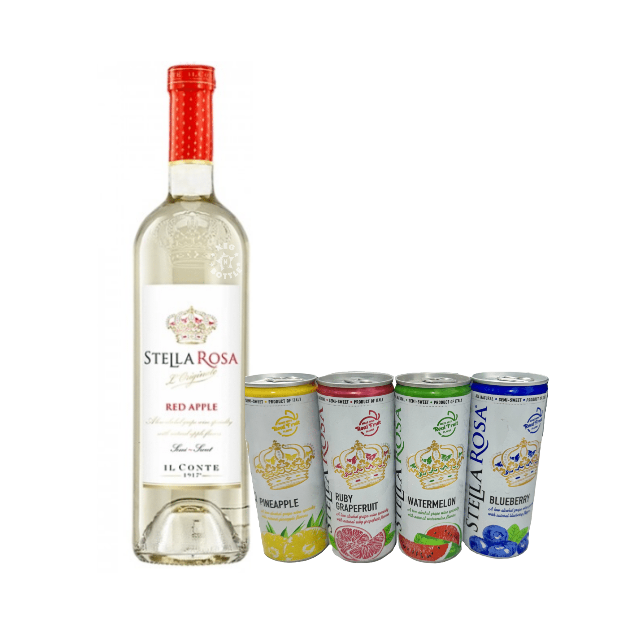 Stella Rosa Red Apple & 4 Pack Stella Rosa Tropical Splash Combo Pack