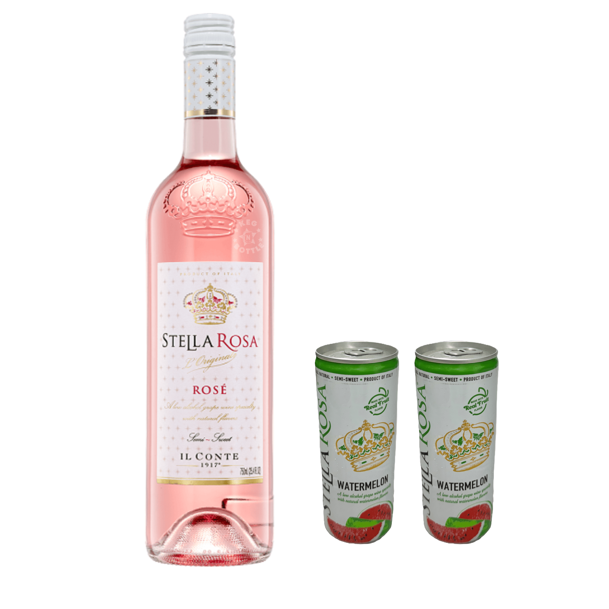 Stella Rosa Rosé & 2 Watermelon Cans Combo Packs