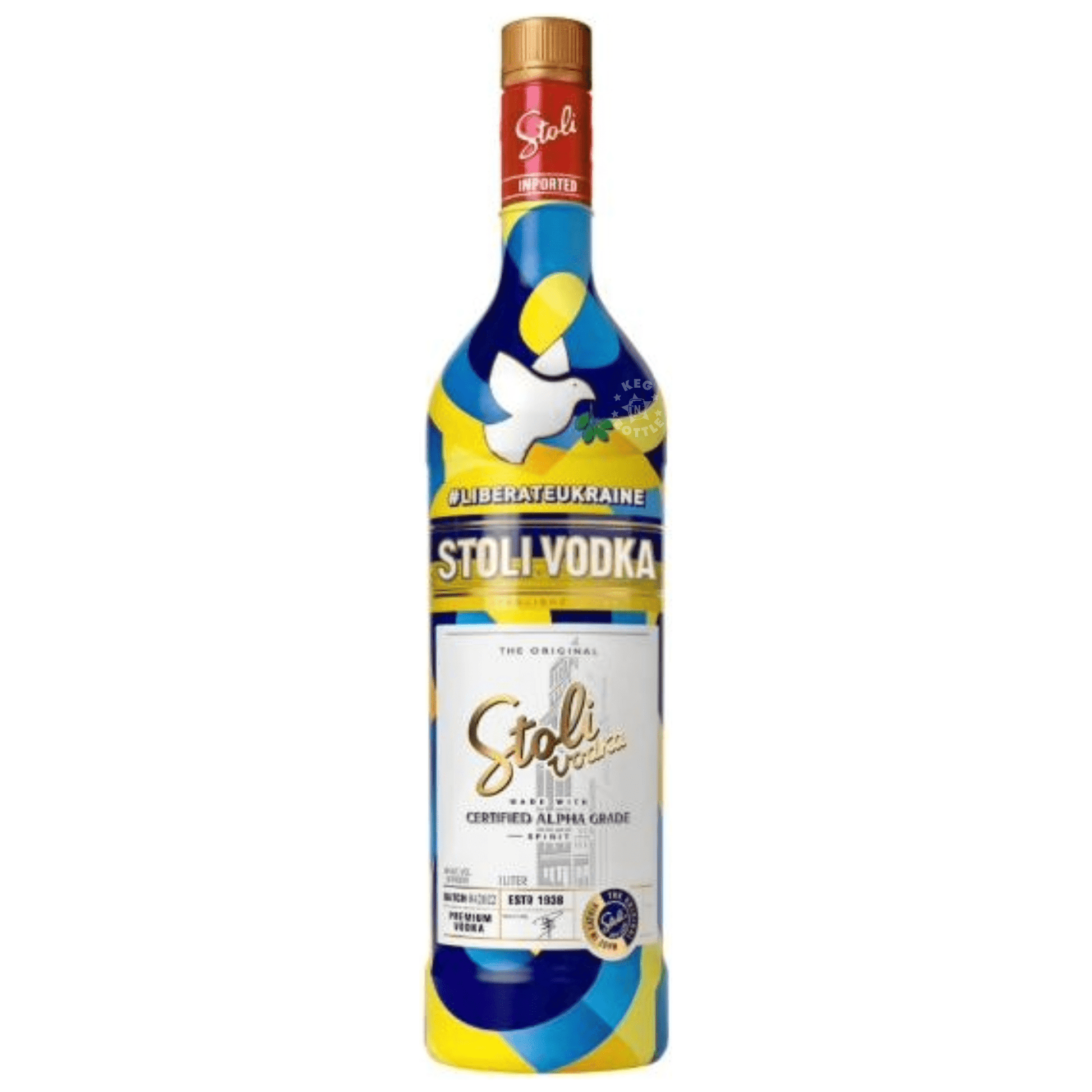 Stoli Ukraine Limited Edition Vodka (1 L)