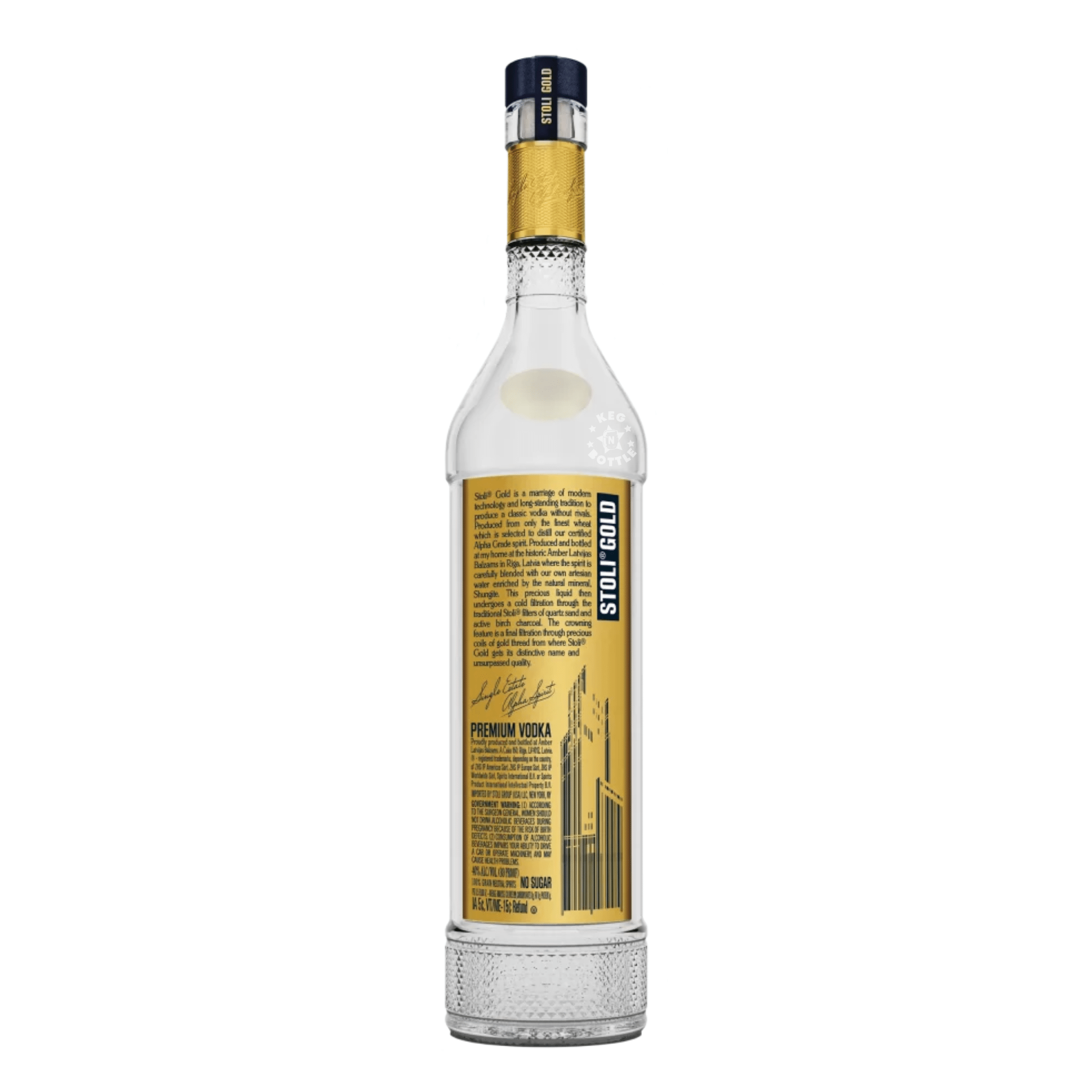 Stolichnaya Gold Vodka (750 ml)