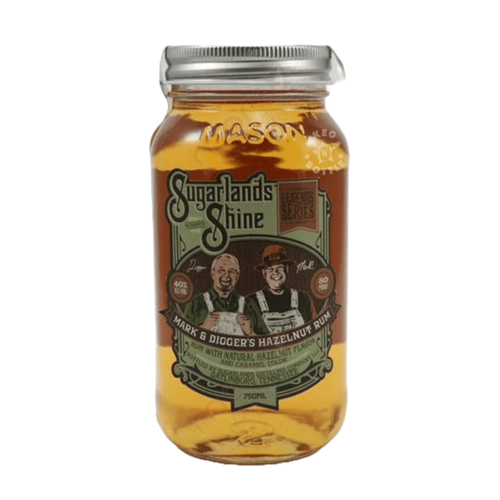 Sugarlands Shine Mark & Digger's Hazelnut Rum (750 ml)