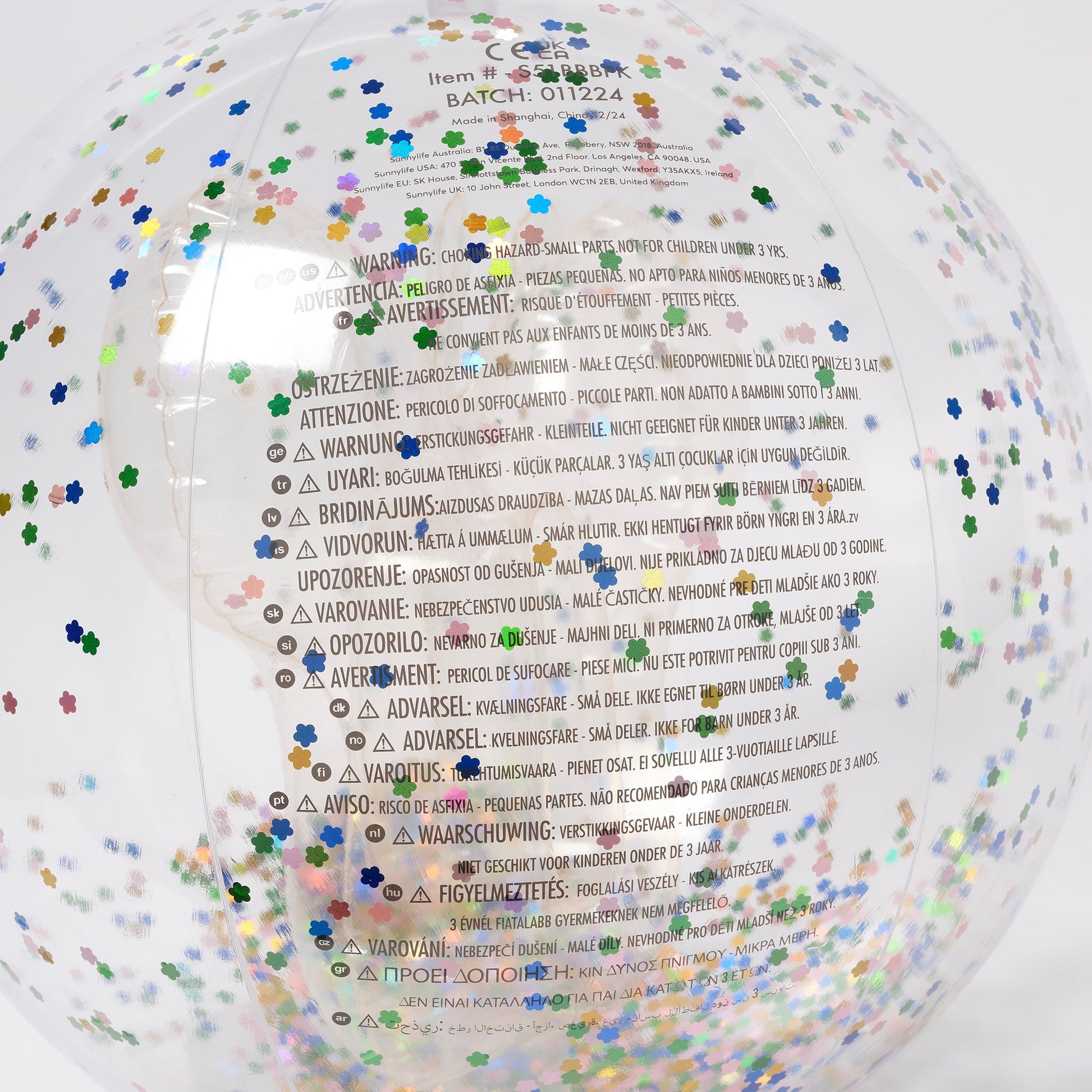 Sunnylife - Cotton Candy 3D Inflatable Beach Ball