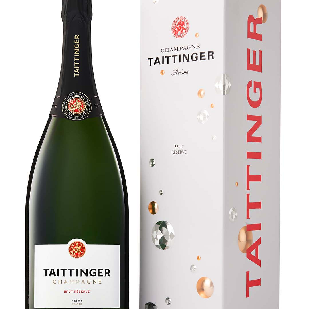 Taittinger Brut Reserve NV Magnum in Gift Box, 1.5 L