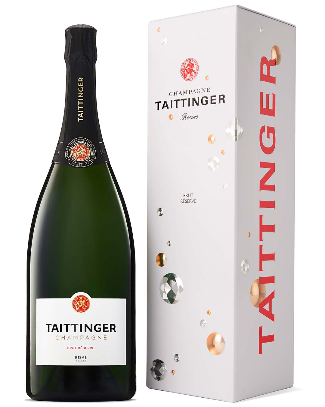Taittinger Brut Reserve NV Magnum in Gift Box, 1.5 L