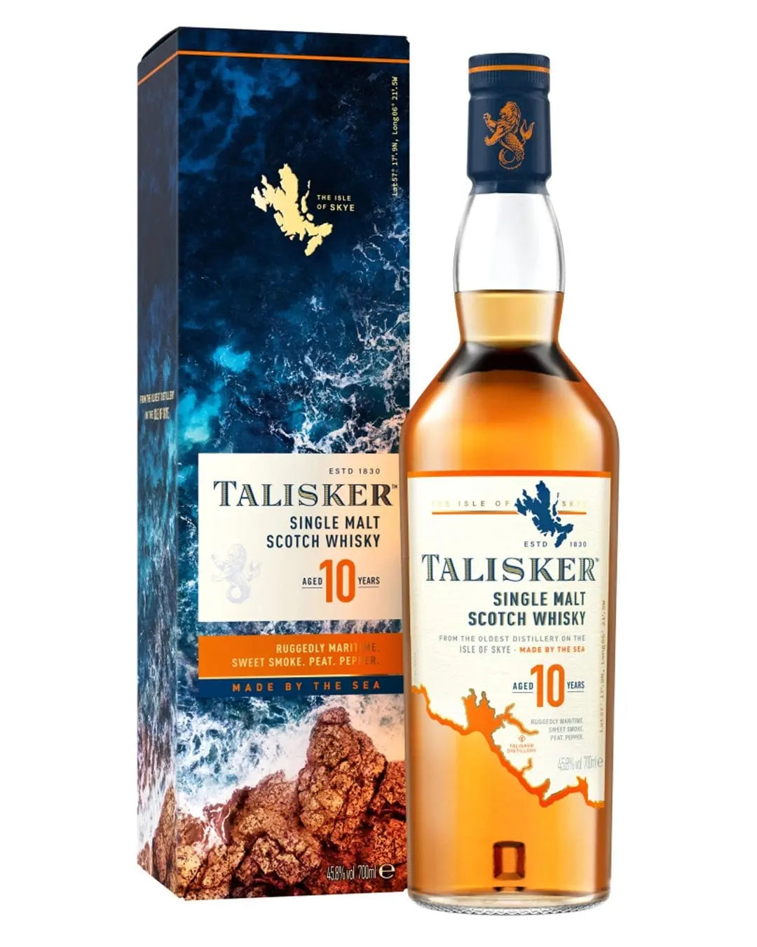 Talisker 10 Year Old Whisky, 70 cl