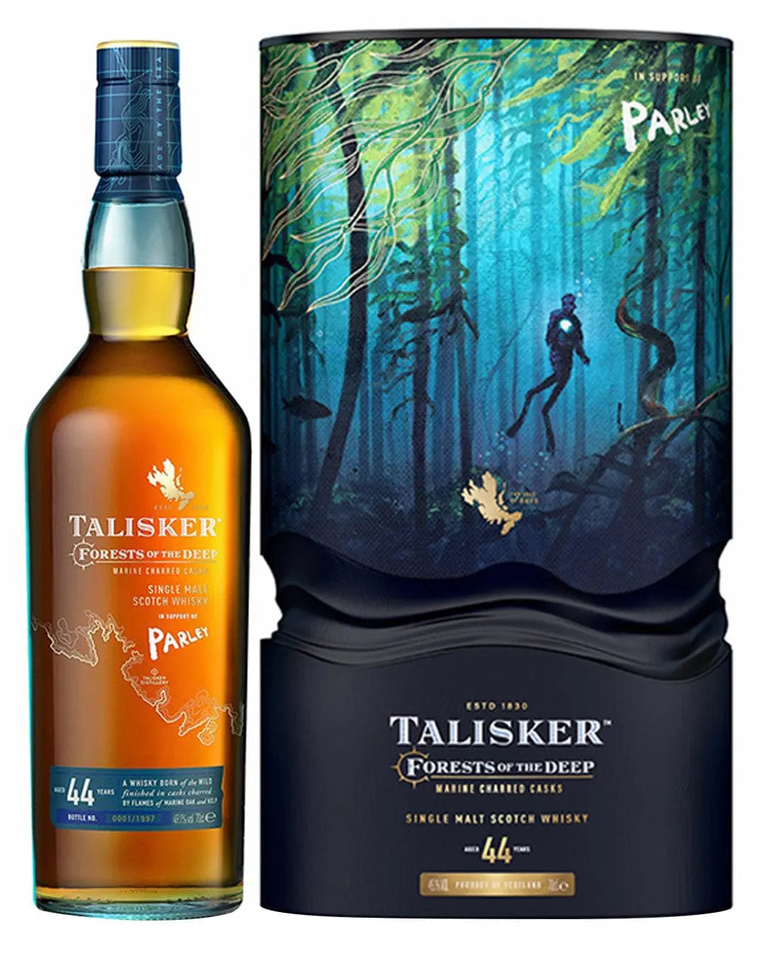 Talisker X Parley 44 Year Old Forests Of the Deep Island Whisky, 70 cl