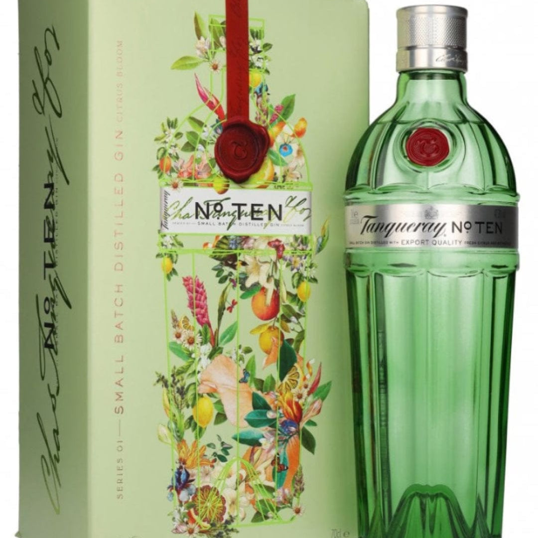 Tanqueray No.10 Gin - 'Alive with Freshness' Gift Box, 70 cl