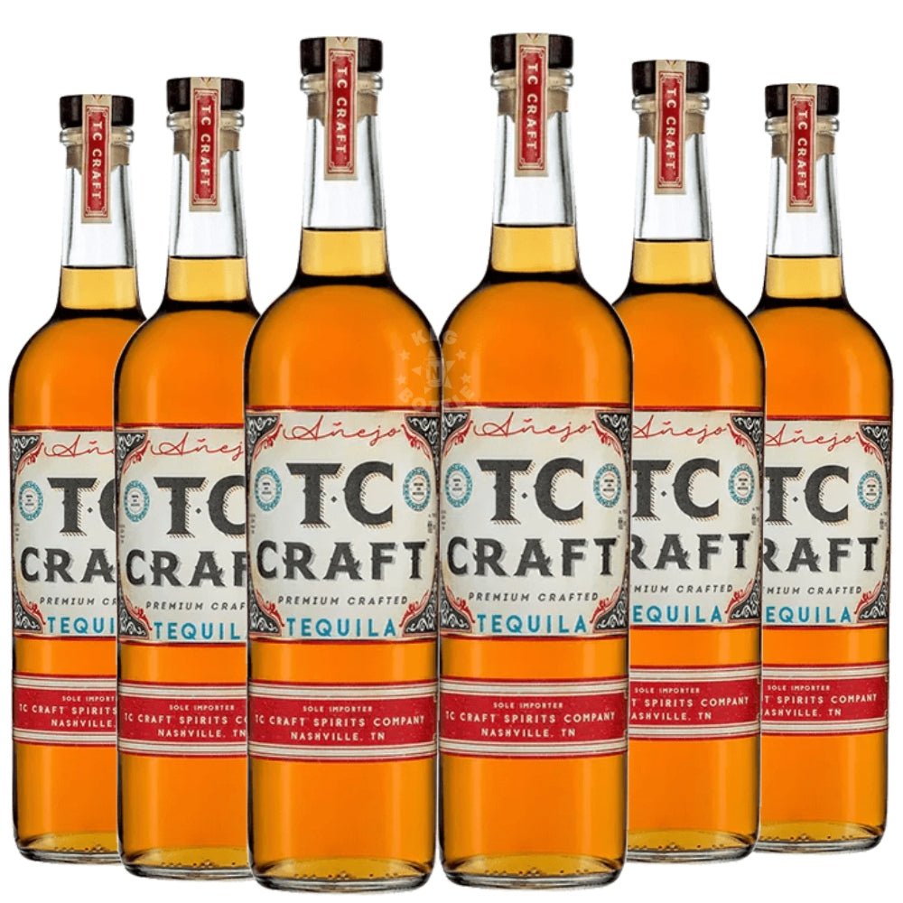 TC CRAFT Añejo Tequila - 6 Pack (750 ml)