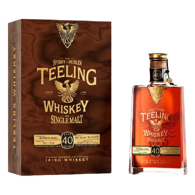 Teeling 40 Year Single Irish Single Malt Whiskey (700mL)