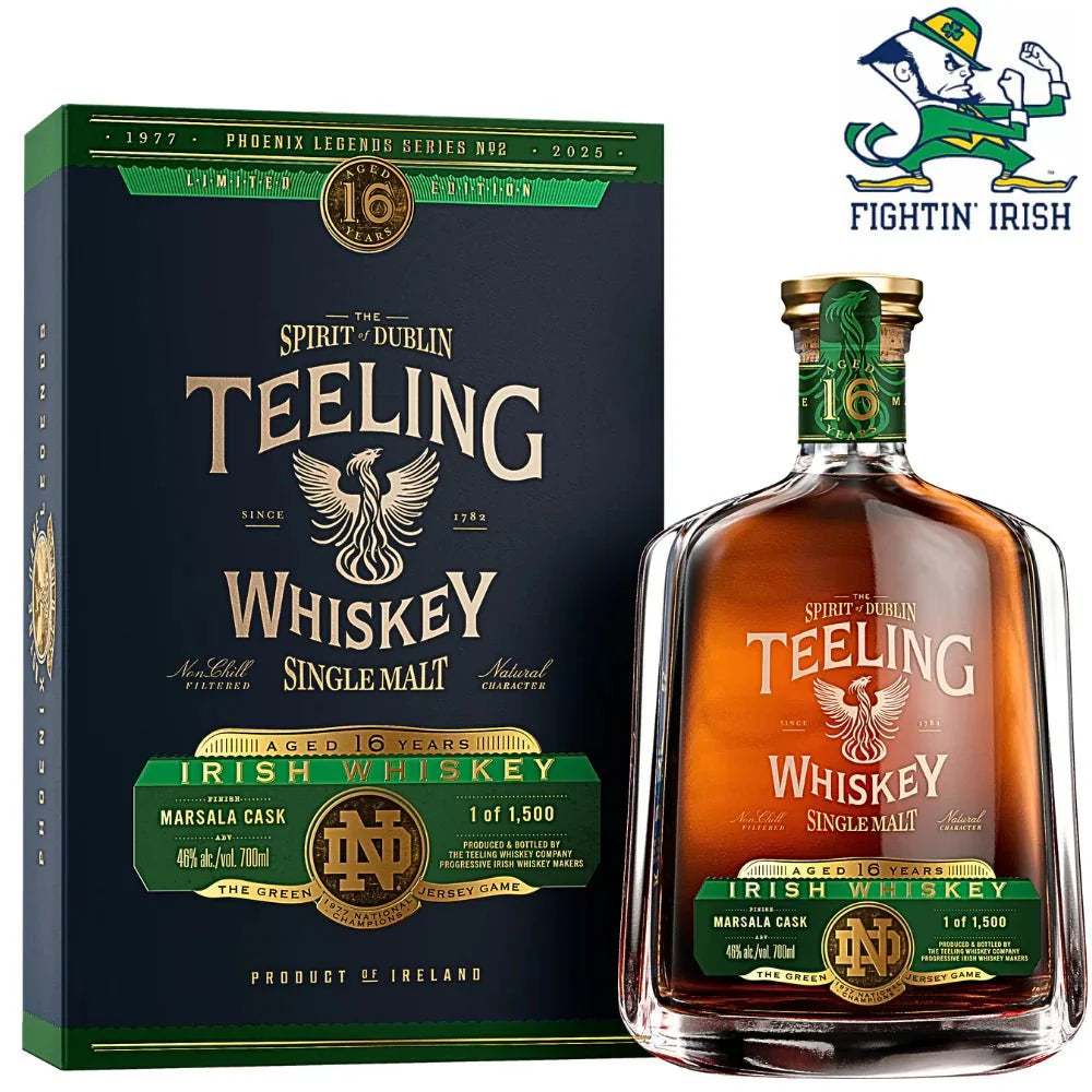 Teeling Notre Dame Phoenix Legends Series No. 02 16 Year Old Irish Whiskey (750mL)