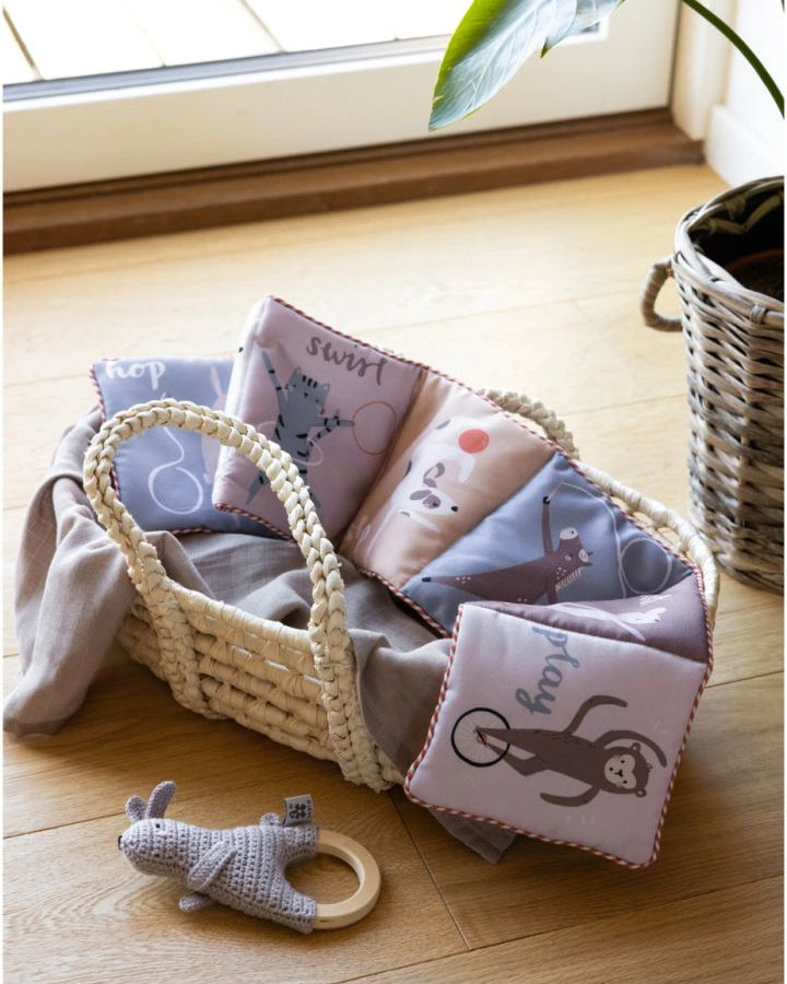 Sebra - Teeny Toes soft toy book