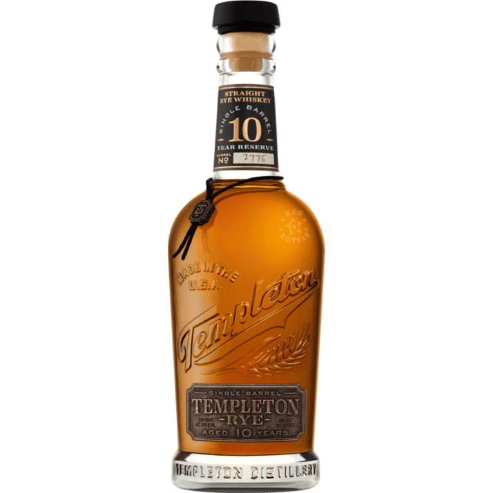 Templeton 10 Year Rye Whiskey (750 ml)