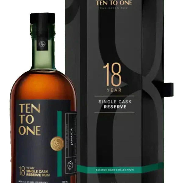 Ten To One 18 Year Jamaica Reserve Collection Dark Rum (750mL)