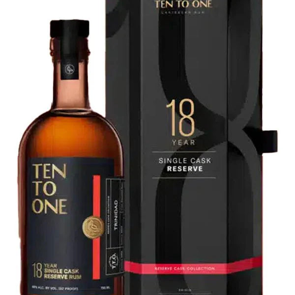 Ten To One 18 Year Trinidad Reserve Collection Dark Rum (750 ml)