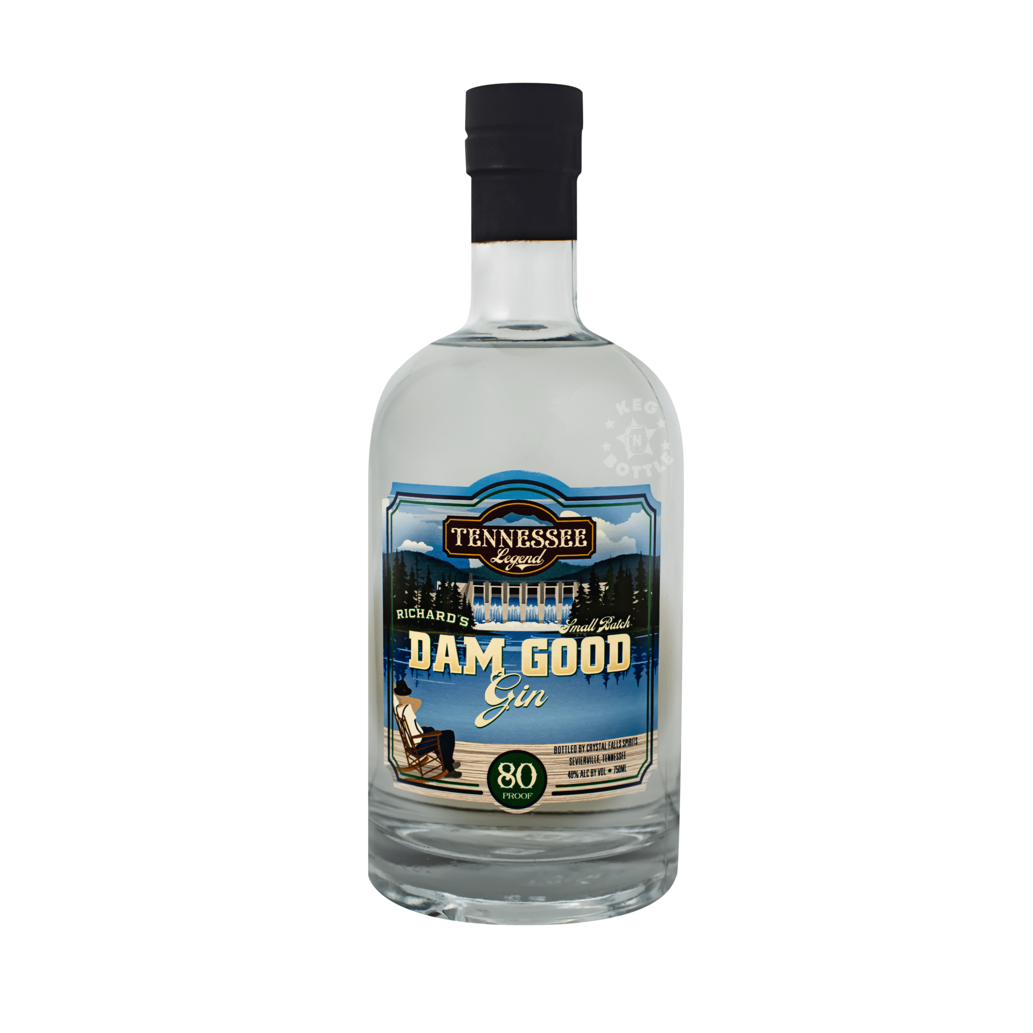 Tennessee Legend Dam Good Gin (750 ml)