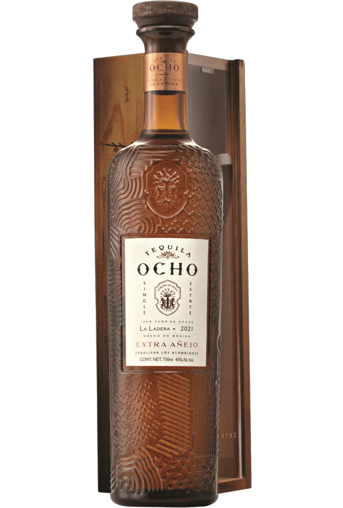 Tequila Ocho Extra Anejo La Ladera Tequila (750 ml)