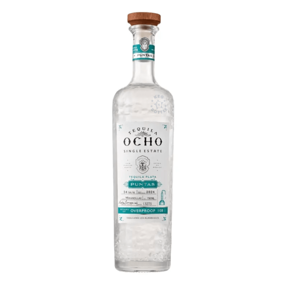 Tequila Ocho Plata Puntas 2024 Tequila (750 mL)