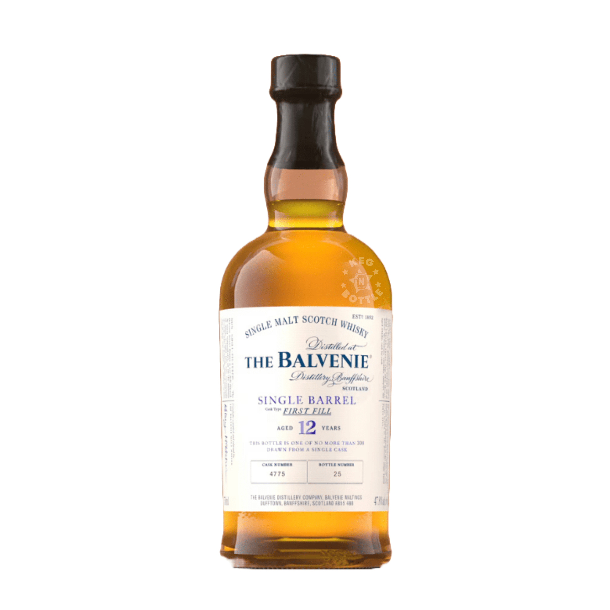 The Balvenie 12 Year Single Barrel Scotch Whiskey (750 ml)